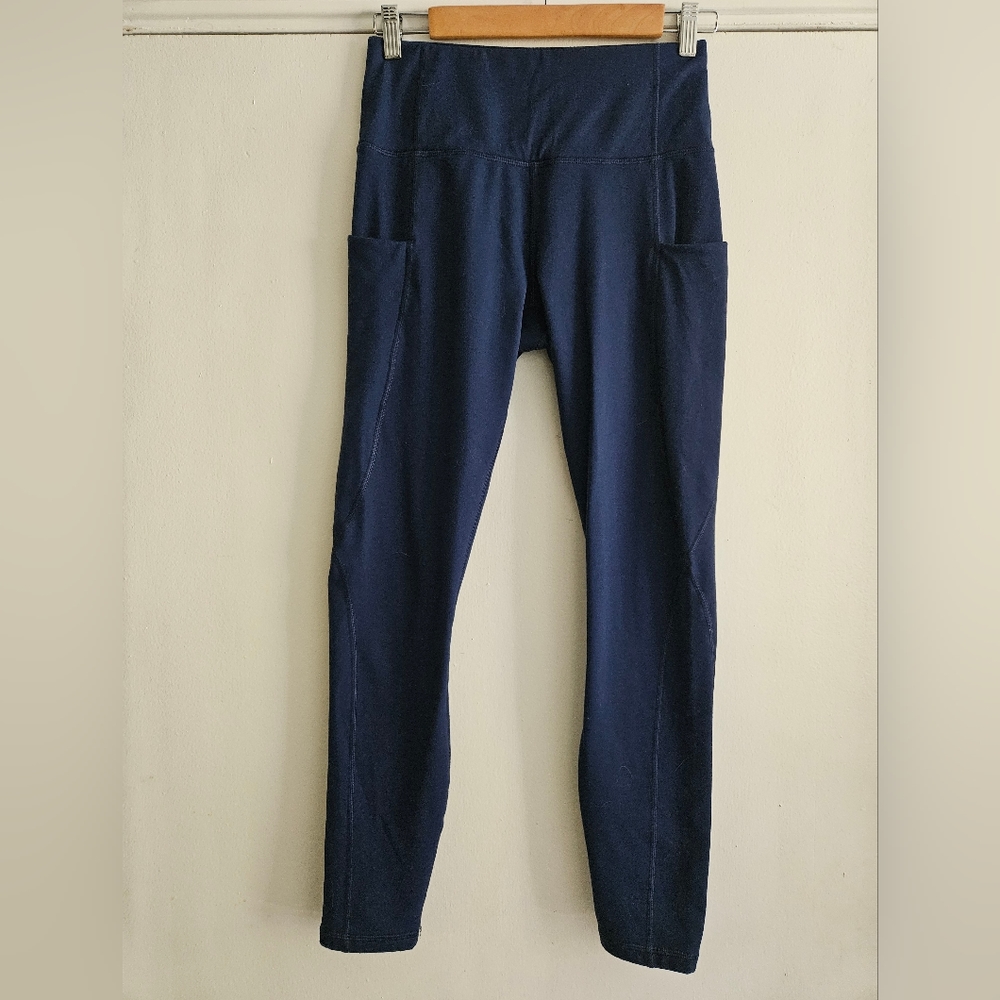 Athletic Yoga Running Women's Blue Leggings Size Small